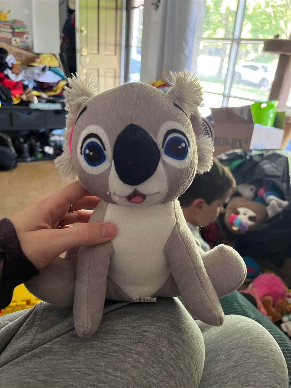 Plush Koala Stuffed Animal - Gray and White Cuddly Toy